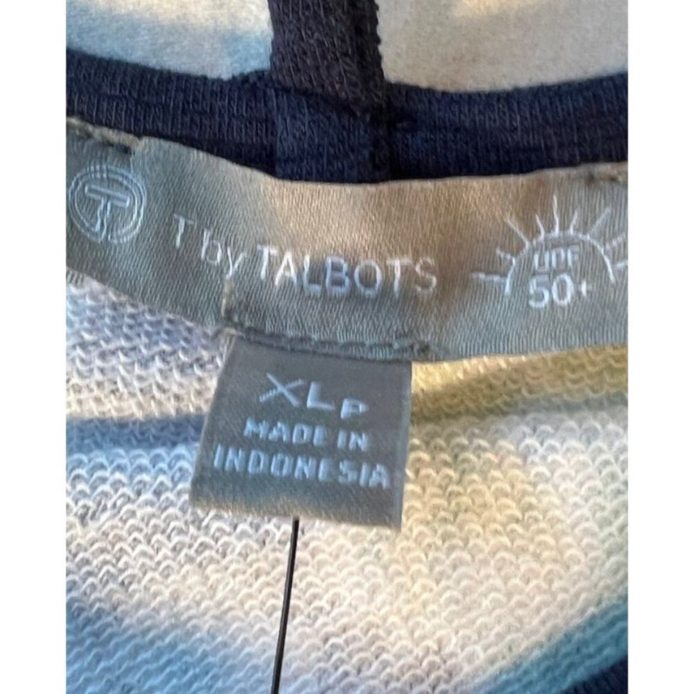 NWT Talbots Dress Sz XLPetite Floral Fields Open Back Green Blue 50+ UPF Outdoor - Picture 5 of 8